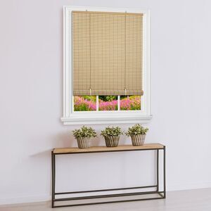 HomeStock Artistic Accomplishment 60"x72" Vinyl Roll-Up Blind - Desert/Almond,